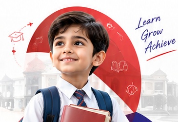 Illustration of a student ready to learn